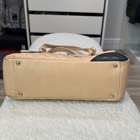 CHANEL Beige Matelasse Cambone Line Shoulder Bag - Picture 13 of 13